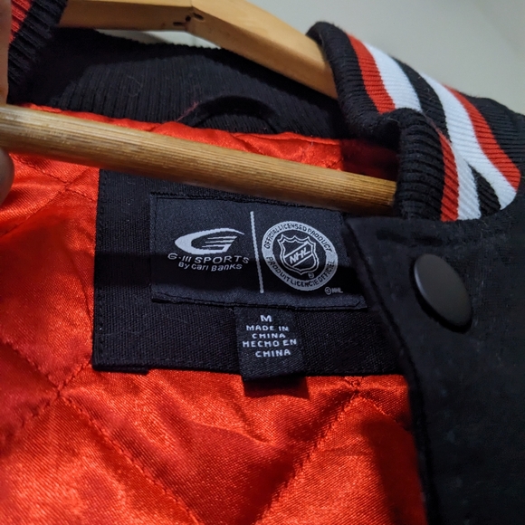 Chicago Blackhawks 4 Time Stanley Cup Varsity Jacket - Picture 4 of 8